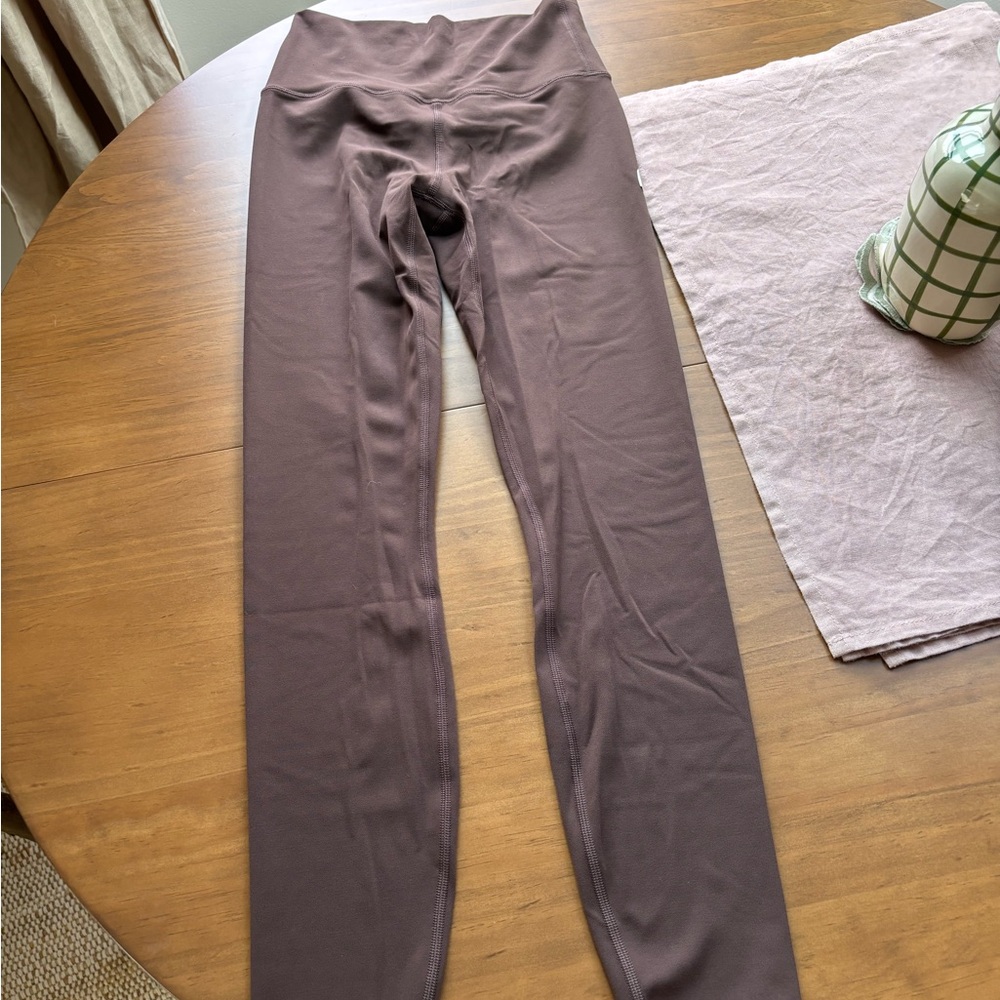 Brown High-Waisted Leggings